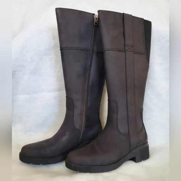 Timberland Graceyn womens tall waterproof black boot 10 - Picture 1 of 6